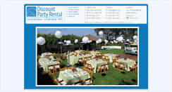 Desktop Screenshot of discountpartyrental.com